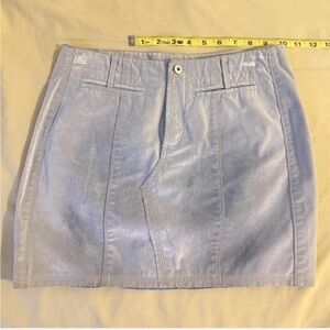 Marithe Francois Girbaud Light Gray Mini Skirt
